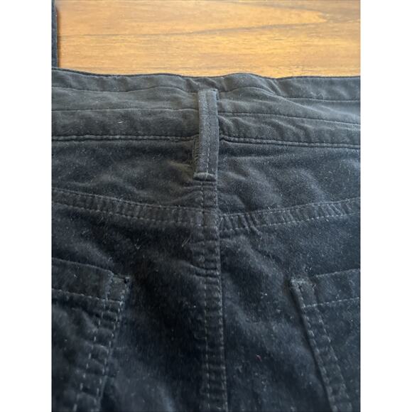 Ann Taylor Sz 12 Black Velvet Pants, Skinny Leg, 3-Button Waist, Whimsy Academia - Picture 4 of 8
